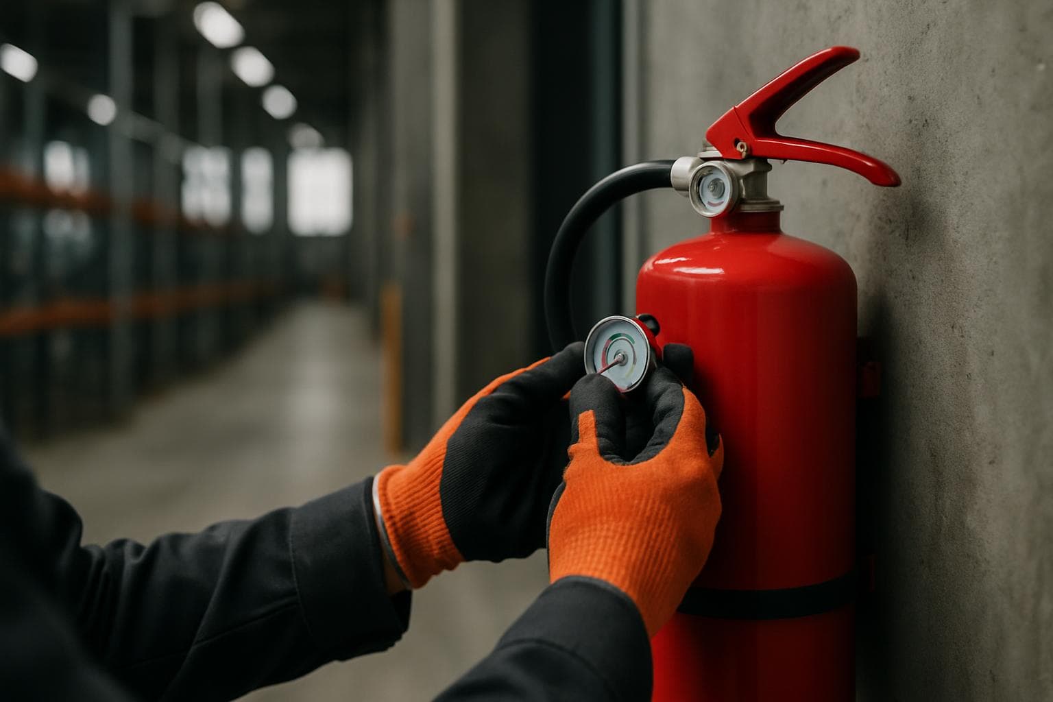 Inspección de protección civil: checklist de equipo contra incendio